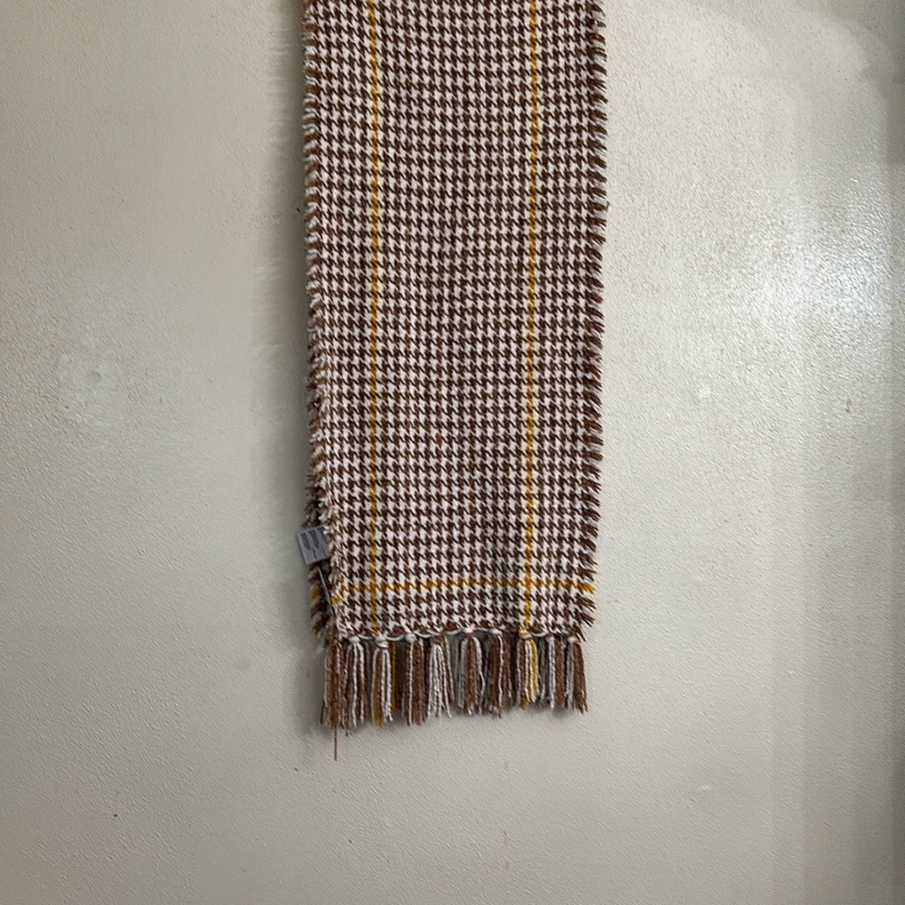 Charter Club Brown and Yellow  Scarf